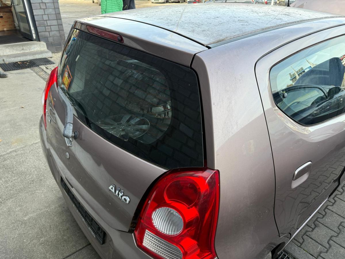 Suzuzki Alto GF original Heckklappe mit Scheibe ZKW Desert Brown Rohbau BJ09